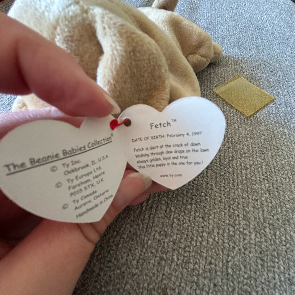 Fetch the Dog Beanie Baby - Picture 7 of 9